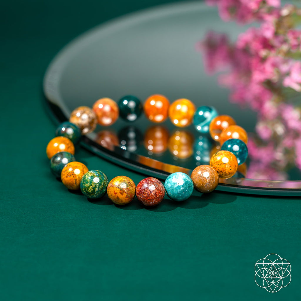 Quiet My Mind – Ocean Jasper Bracelet