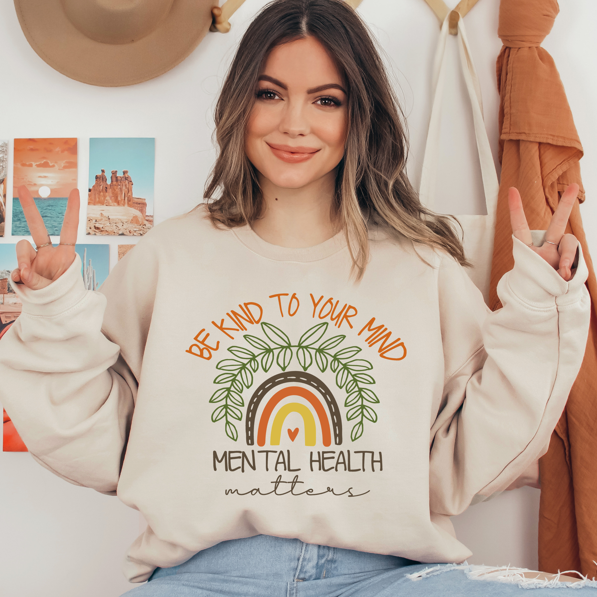 Be Kind To Your Mind Mental Health Matters Ready To Press DTF Transfers, DTF Hot Peel